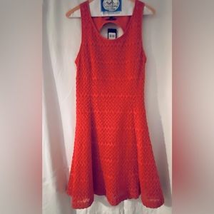 Red Guess Size 10 Dress